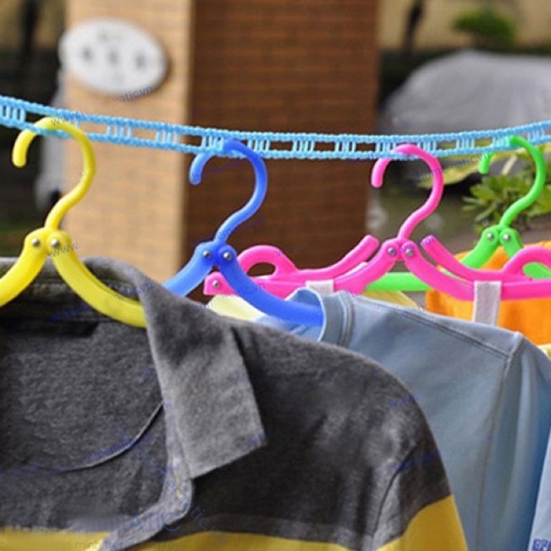 Dây Phơi Quần Áo Nhựa Chống Xô Thông Minh