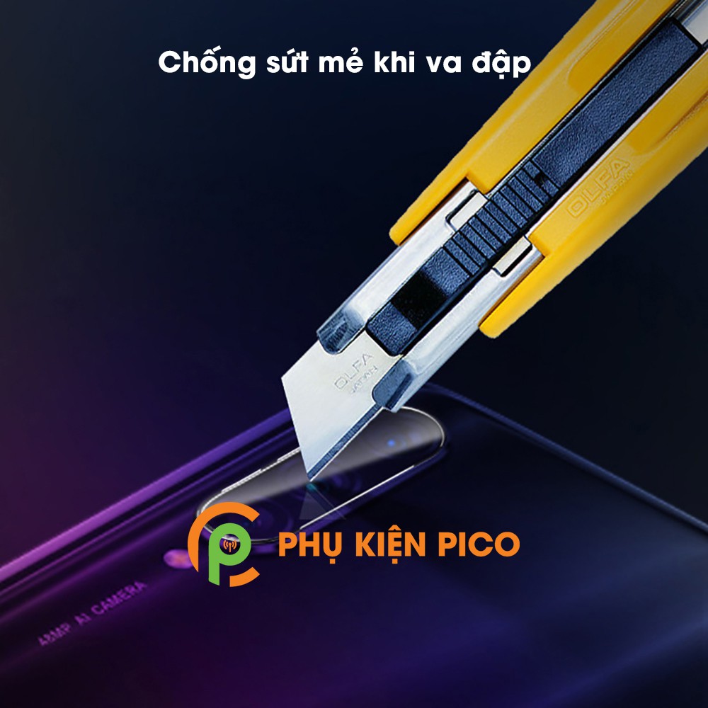 Cường lực camera Xiaomi Mi 9 Lite trong suốt độ cứng 9H chống trầy xước, va đập - Dán camera Xiaomi Mi 9 Lite