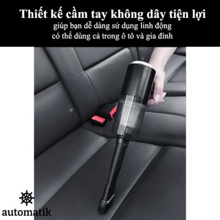 Máy Hút Bụi Cầm Tay, Máy Hút Bụi Mini Không Dây, Vệ Sinh Ô Tô, Gia Đình, Hút Bụi Giường Nệm, Lông Chó Mèo