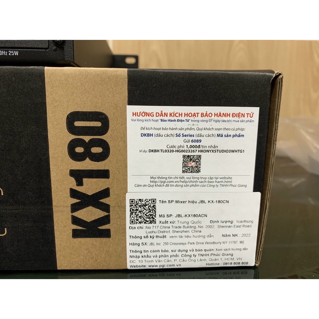 Vang Số JBL KX180A mẫu mới năm 2022 - Hàng Chính Hãng - Gia Khang Shop