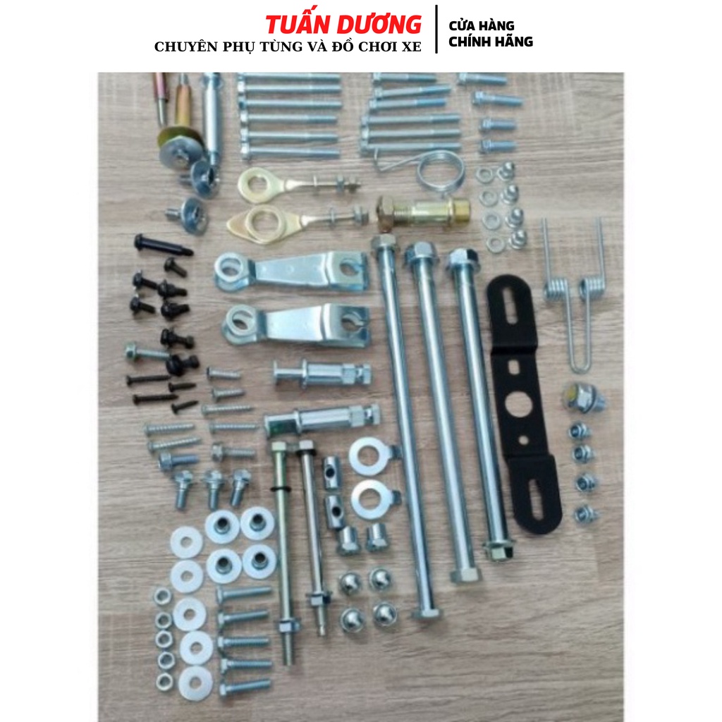 Bộ ốc cho xe Dream Việt , Dream Thái - lắp cho dream và wave honda các loại -đẹp như zin 100%