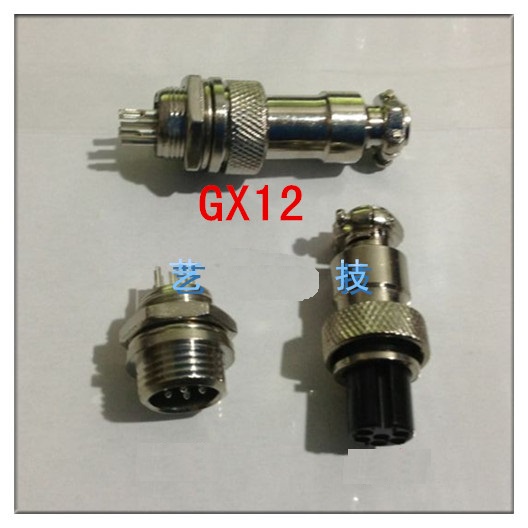 Đầu Nối Tròn GX12//RS765 12mm 2-7pin, GX16 16mm 2-6pin