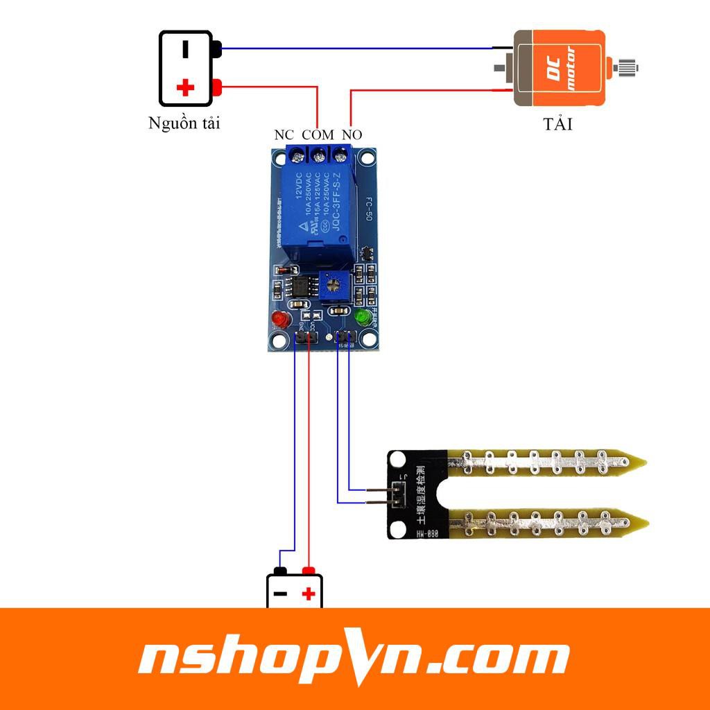 Cảm Biến Độ Ẩm Đất Relay