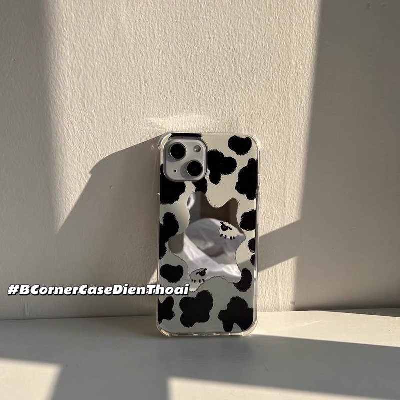 Ốp Điện Thoại Nhựa Mềm Bò Sữa Gương - CAS2221