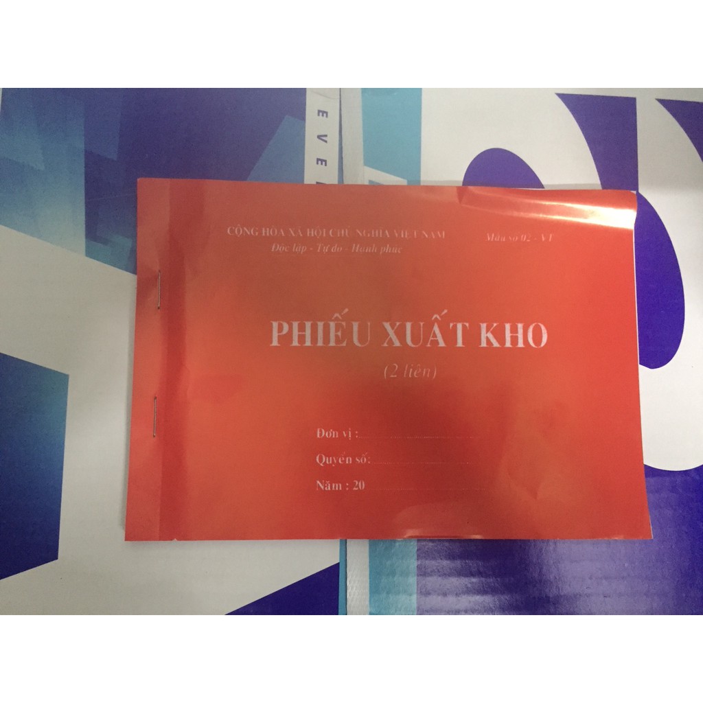 Phiếu xuất kho cacbon 2 liên/3 liên A5