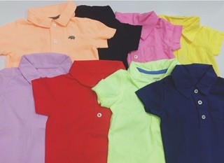 Áo thun Carter có cổ cho bé từ 6m-12m