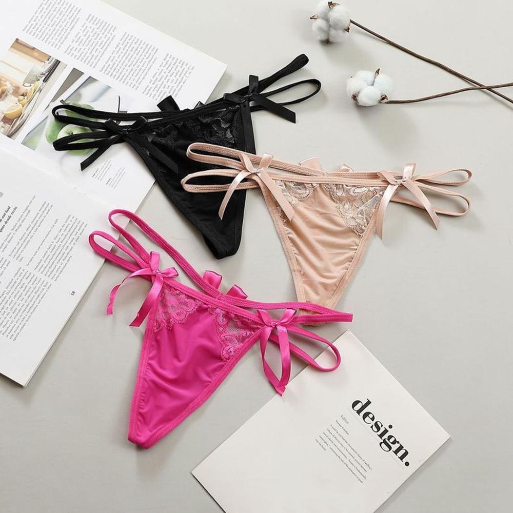 OCEANMAP Quần Lót Nữ G-String Vải Cotton Lưới Nylon Lưng