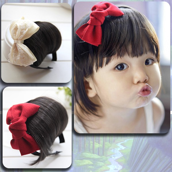 Phụ Kiện Tóc Trẻ Em Băng Đô JIAFA Đỏ Tóc Giả Đầu Hoa Nóng Phật Phong Cách D261