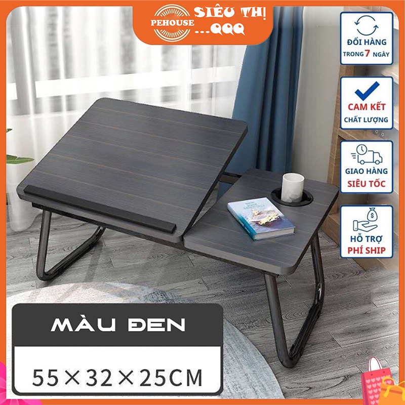 Bàn Laptop 𝗙𝗥𝗘𝗘 𝗦𝗛𝗜𝗣 Bàn Học Bệt Tùy Chỉnh Góc Độ Đa Năng Chất Liệu Gỗ Ép, khung kim loại,dành cho học sinh