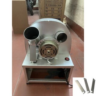 MÁY THÁI HÀNH TỎI CHẠY BẰNG MÔ TƠ ĐIỆN ( Loại thường + có nắp )  - TẶNG KÈM 3 LƯỠI DAO 30K