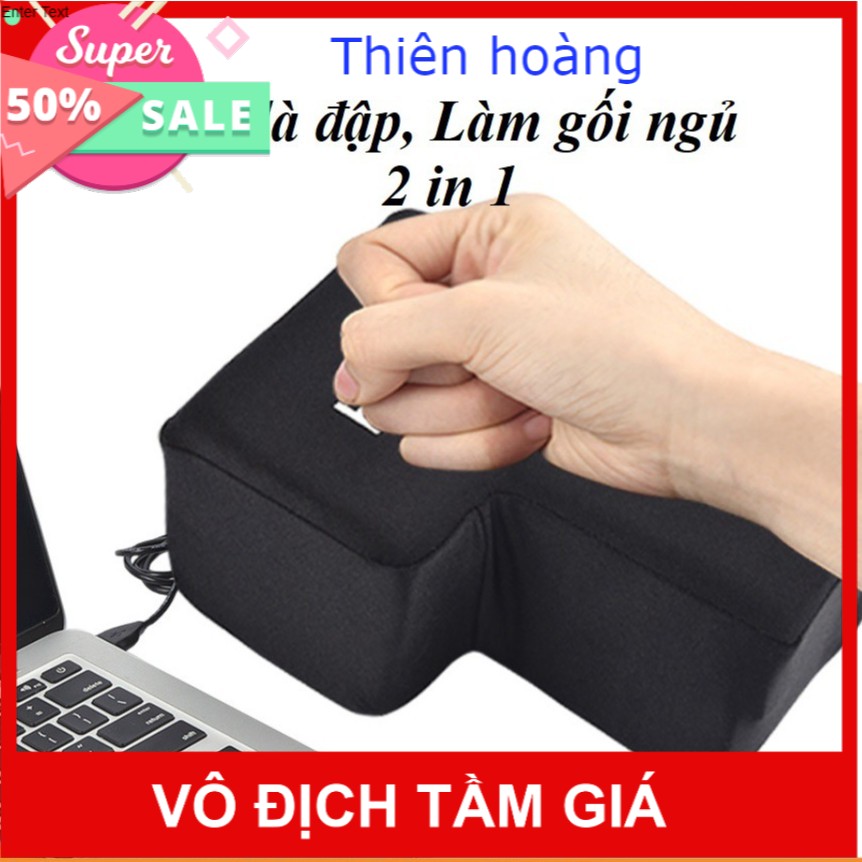 Nút Enter khổng lồ xả Stress, kiêm gối ngủ 2 in 1 chơi game bực bội hay làm việc ức chế ,đập ngay ,pk thiên hoàng .