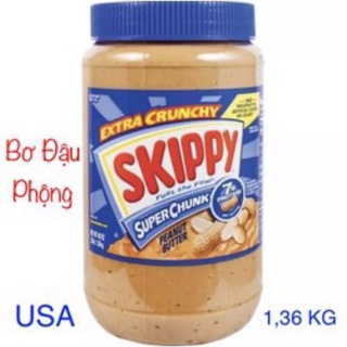 🥜🍞bơ đậu phộng skippy peanut butter mỹ 1,36kg🍞🥜