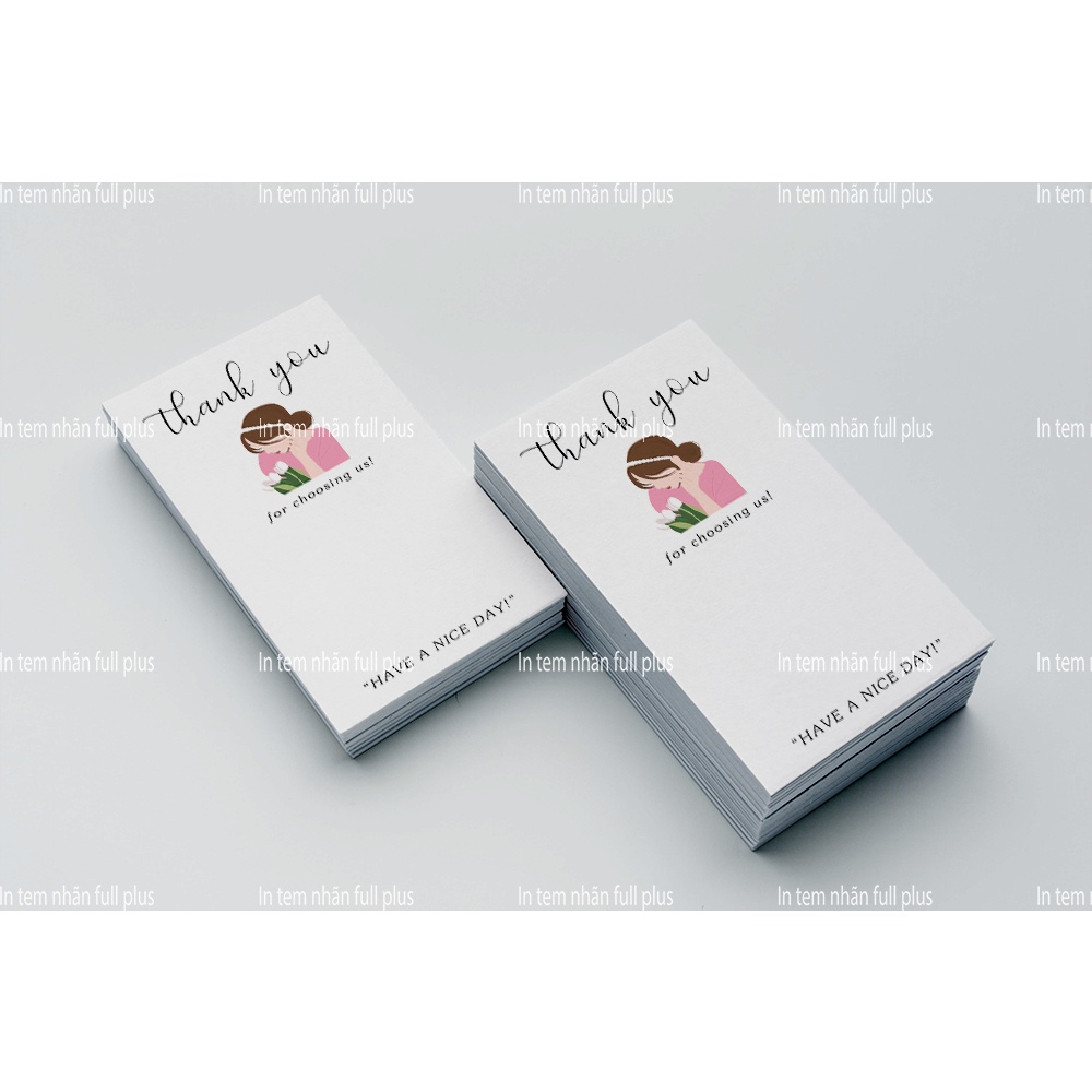 [GIÁ SIÊU RẺ] Tem niêm phong, tem dán vỏ hộp đóng hàng, tem Thank You dán hộp