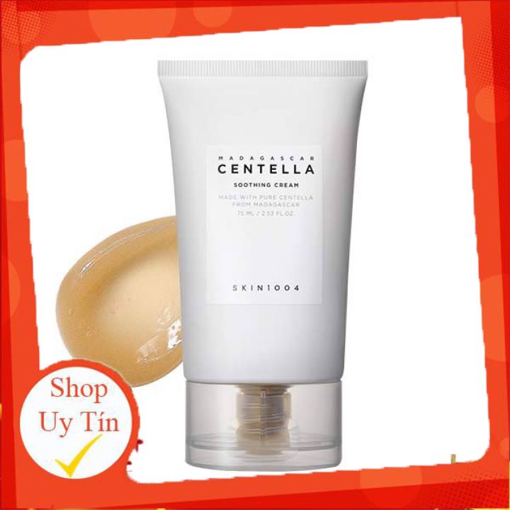 Kem Dưỡng Làm Dịu Phục Hồi Da Chiết Xuất Rau Má Skin1004 Madagascar Centella Soothing Cream 75ml