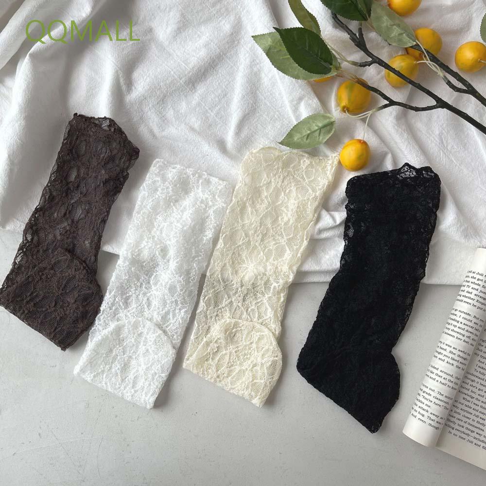 Vớ lưới cổ cao ren hoa thời trang Hàn Quốc cho nữ
