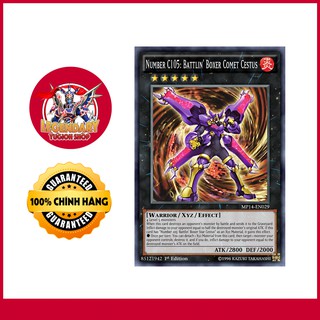 [EN][Thẻ Bài Yugioh Chính Hãng] Number C105: Battlin' Boxer Comet Cestus