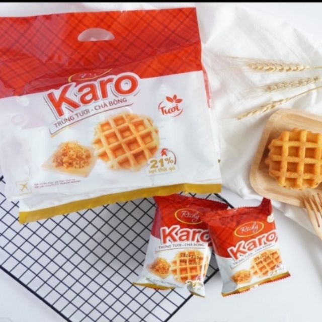 BÁNH TƯƠI CHÀ BÔNG KARO GÀ/FOMAI