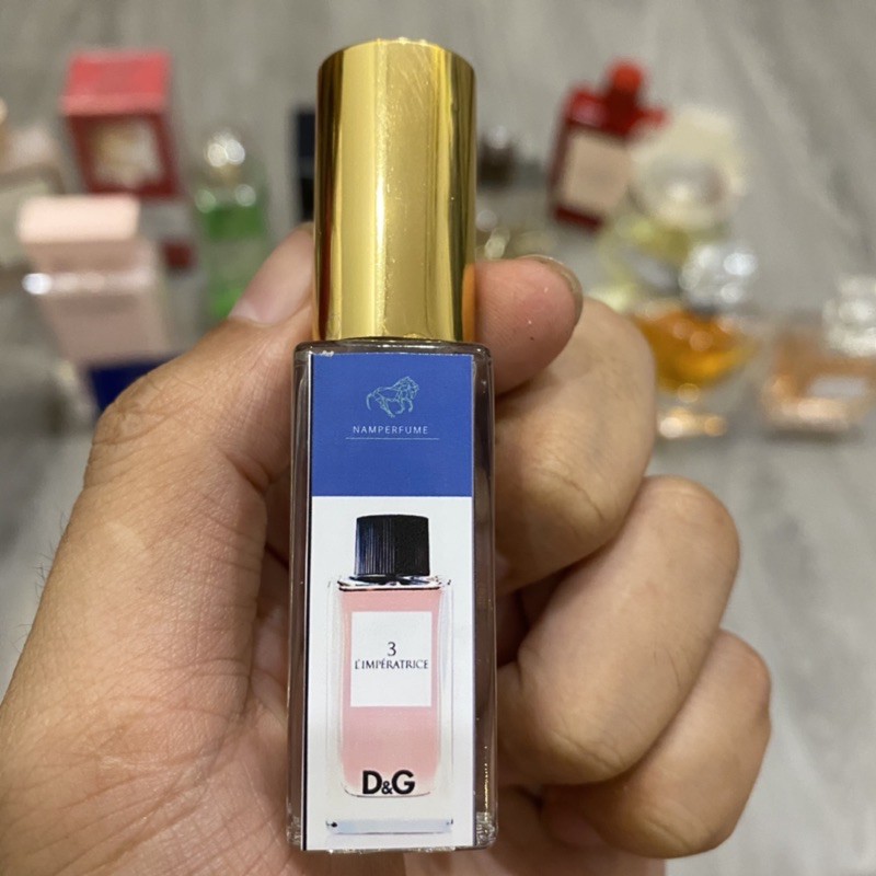 Paris Perfume [Chính Hãng] Nước Hoa Nữ Mini 𝘿𝙂 3 𝙇'𝙞𝙢𝙥𝙚𝙧𝙖𝙩𝙧𝙞𝙘𝙚_Hương Thơm Đánh Bay Mùa Hè Oi Bức