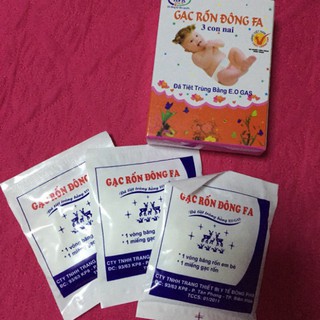 Băng rốn gạc rốn Đông Pha ( 1 hộp 3 chiếc) .