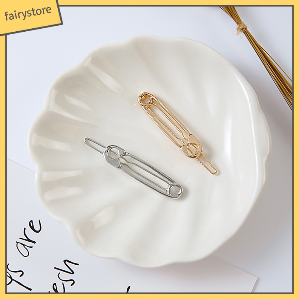 Kẹp Tóc Kim Loại Hình Kẹp Ghim Độc Đáo Cho Nữ