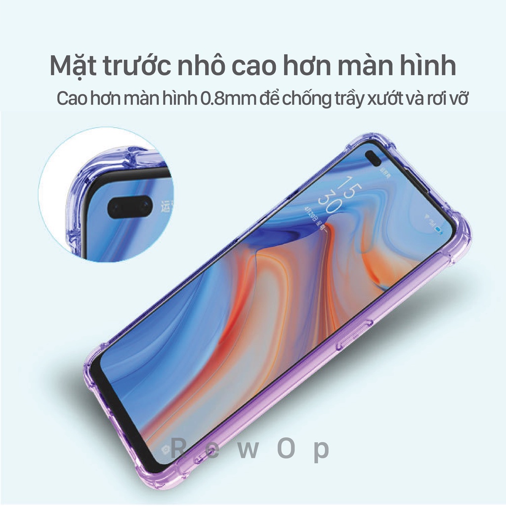 Ốp lưng dẻo Realme GT NEO 2, Realme GT NEO 3, GT2, NEO3T, Q5 PRO - Gradient Chuyển màu ,Chống ố vàng.