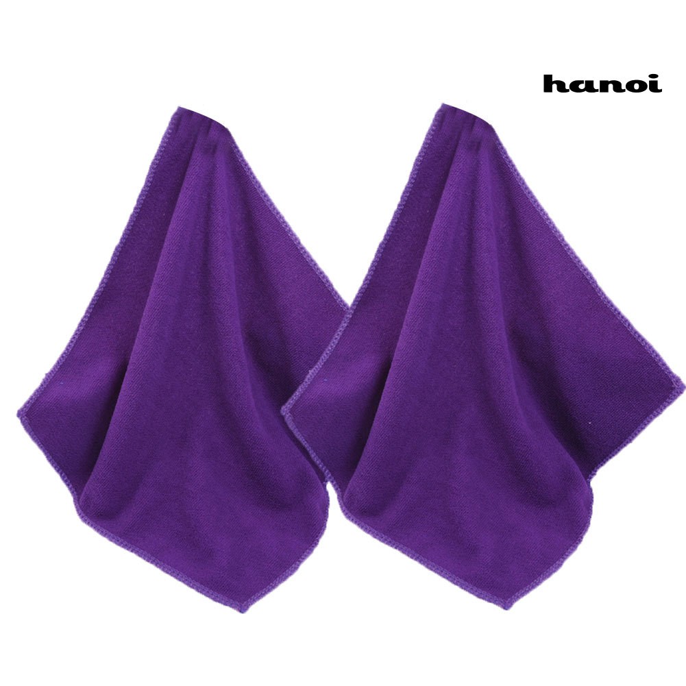 Set 2 khăn lau vải sợi nhỏ 25x25cm chuyên dụng làm sạch xe ô tô/ nhà cửa