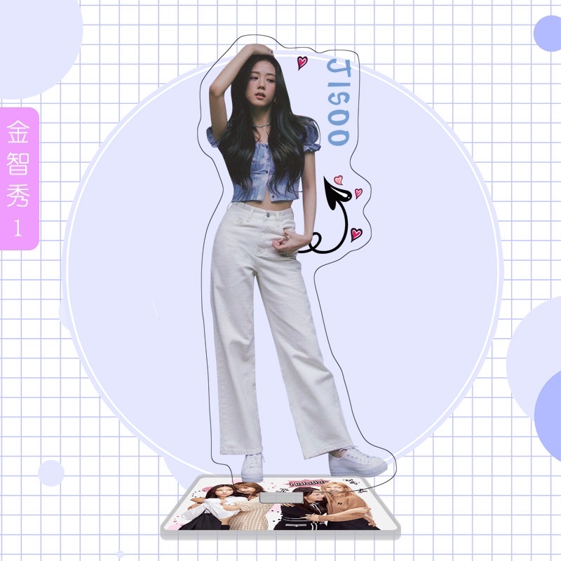 *Có-Sẵn* ẢNH STANDEE BLACKPINK JISOO TƯỢNG ACRYLIC