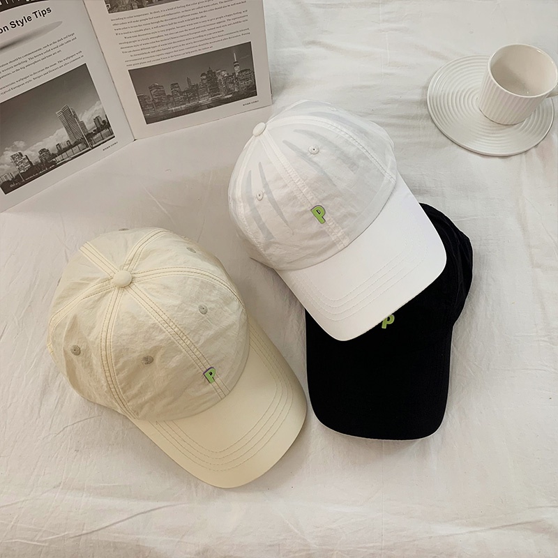 Mũ Lưỡi Trai Chất Liệu Thoáng Khí Nhanh Khô Thời Trang Mùa Hè Phong Cách Hàn Quốc Cho Nữ