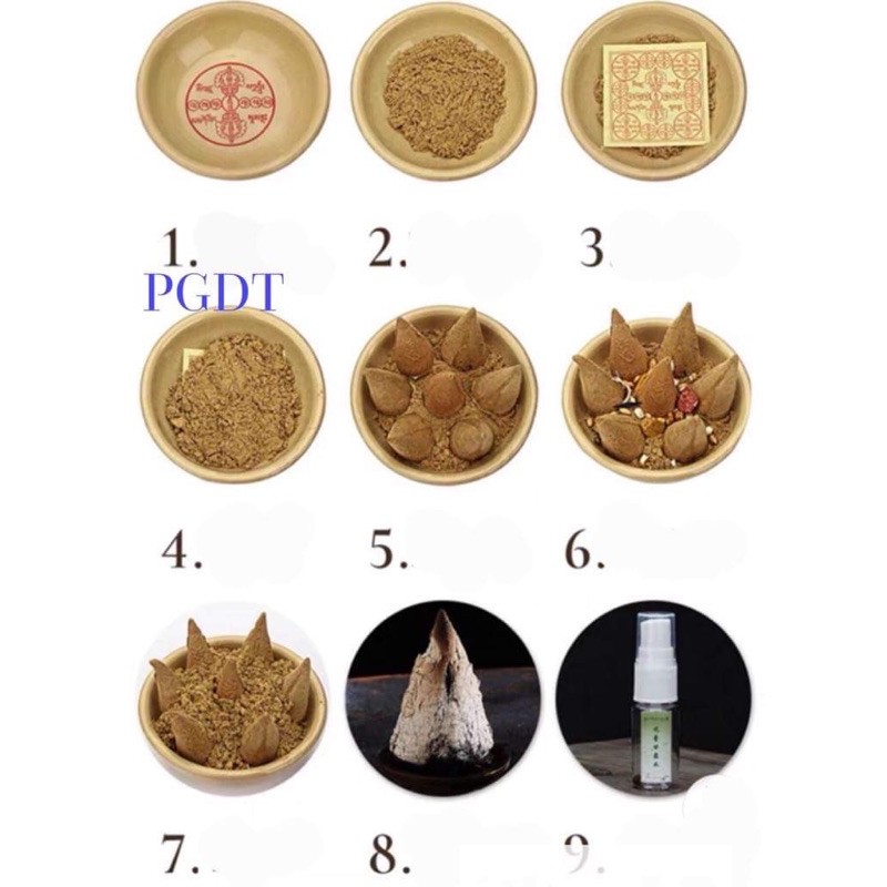 Bộ cúng sur đầy đủ - cúng thí thực vong linh, gia tiên, thần tài thổ địa
