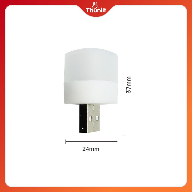 Đèn ngủ USB Thunlit nhỏ gọn di động dịu nhẹ
