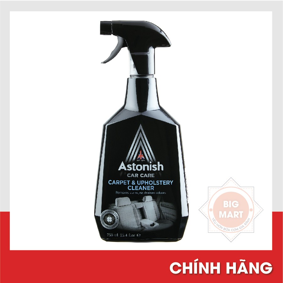 Bình xịt vệ sinh ghế ô tô bọc nỉ Astonish C1526 750ml