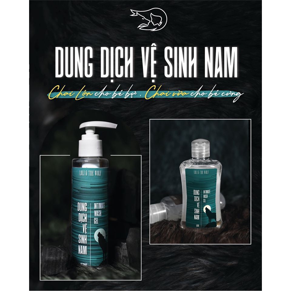 Dung dịch vệ sinh nam [CHÍNH HÃNG] Dung dịch vệ sinh nam dịu nhẹ lành tính chai vòi nhấn 150ml tiết kiệm - LOLI &amp; THE