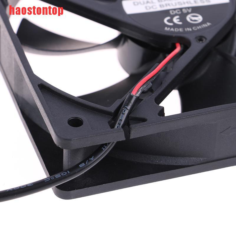 Quạt Làm Mát Không Chổi Than 12025 5 / 12 / 24V DC 2PIN Cho Máy Tính Ốp