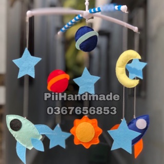 TREO NÔI CHO BÉ YÊU HANDMADE VẢI NỈ 034 - KHUNG TREO NÔI - ĐỒ TREO NÔI