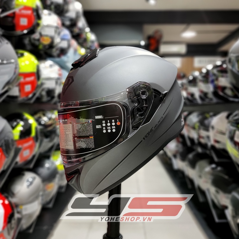 MŨ BẢO HIỂM  YOHE 981  - FULLFACE 2 KÍNH