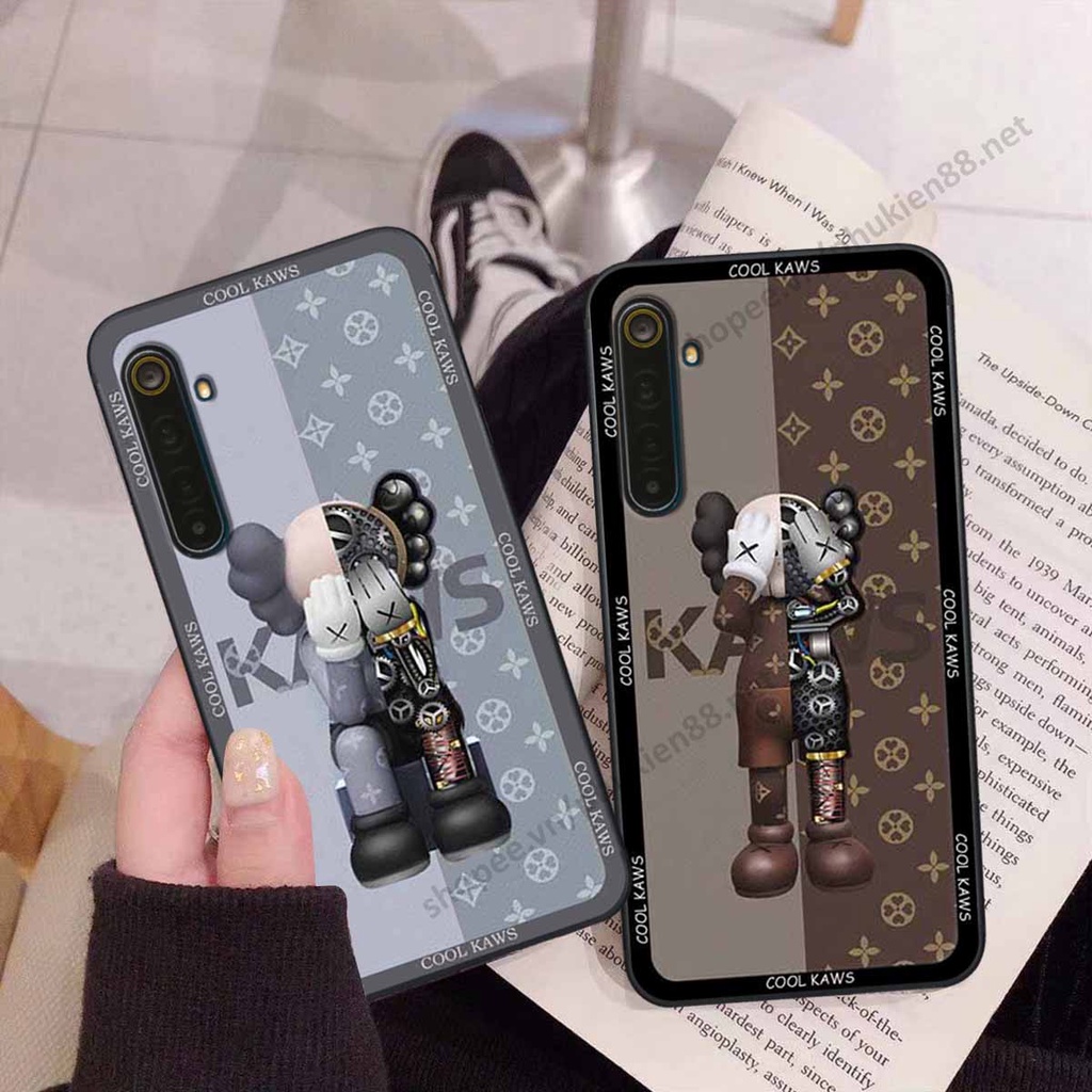 Ốp Realme 6 / 6 Pro bear, k@ws thương hiệu phong cách ốp lưng thời trang cao cấp