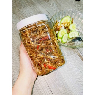 [FREESHIP 99K TOÀN QUỐC] Cá cơm rim tỏi ớt nhà làm 500gr