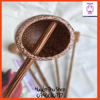 Gáo dừa mỹ nghệ múc rượu