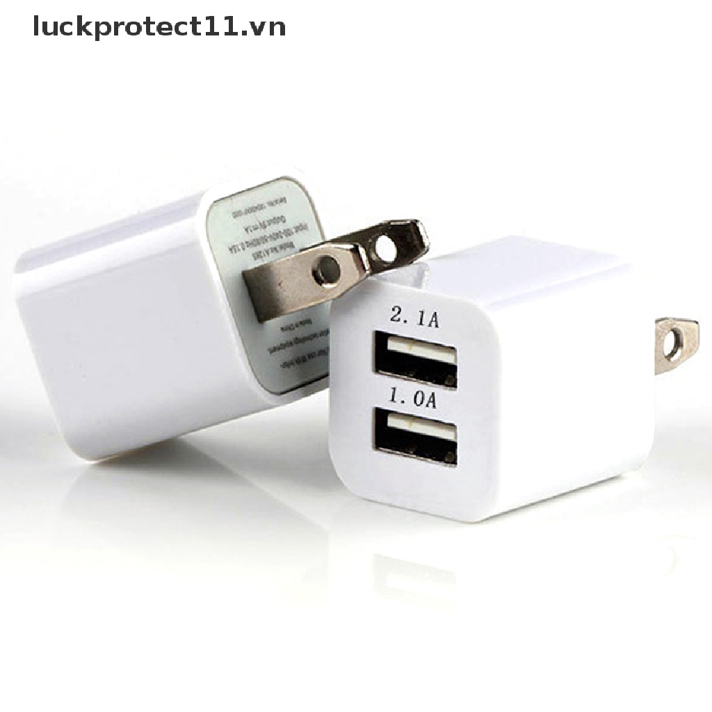 Phích Cắm Sạc Điện Thoại 5V 2 Cổng USB