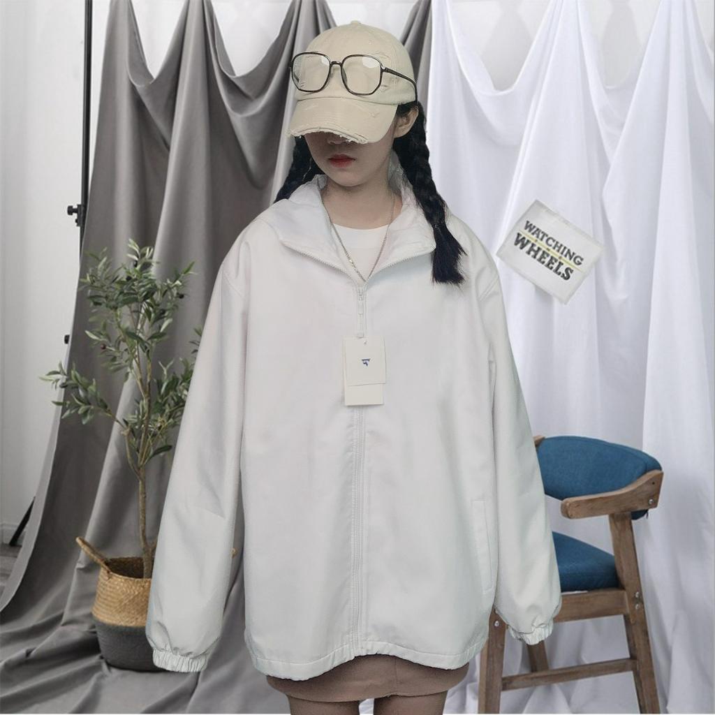 Áo khoác gió dù nam nữ unisex 2 lớp HADY Jacket có mũ khóa kéo 0391