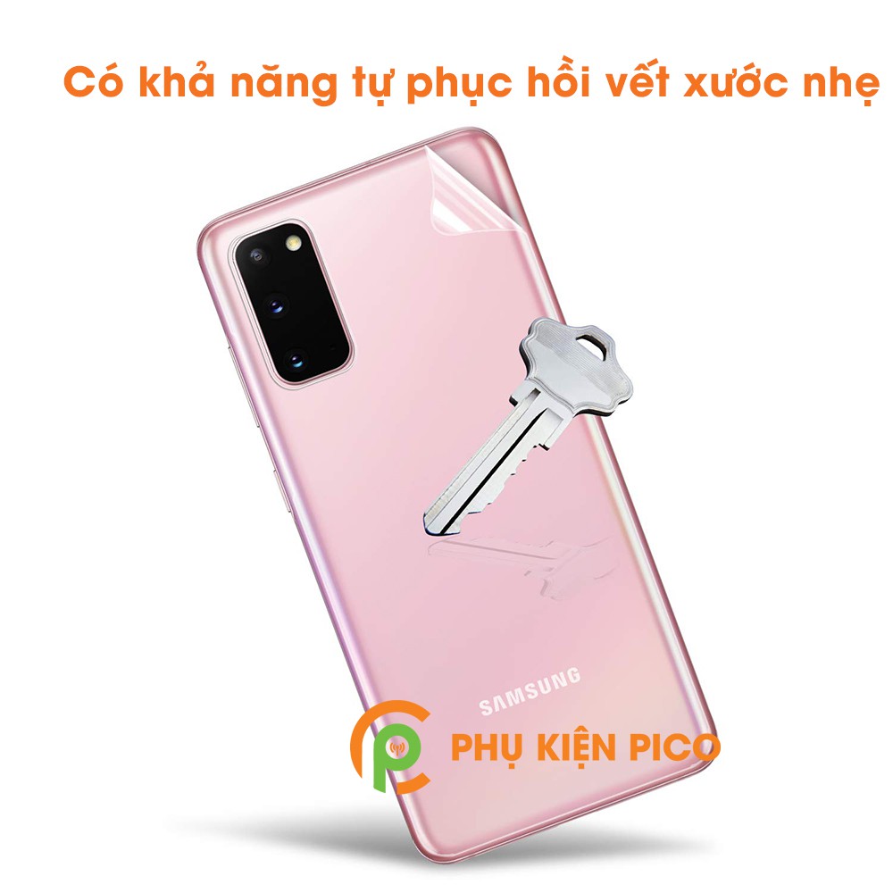 Dán màn hình Samsung Galaxy S20 và dán lưng Samsung S20 PPF cao cấp dẻo trong suốt - combo2