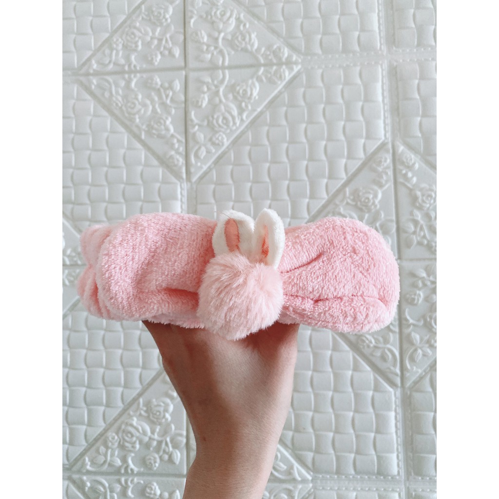 [HOT] Băng đô tai thỏ dễ thương Phong cách Ulzzang Hàn Quốc
