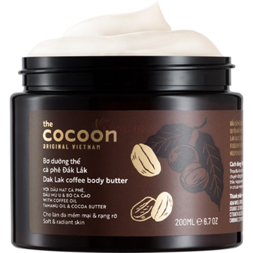 Bơ dưỡng thể Cocoon cà phê Đắk Lắk giúp da mềm mại và rạng rỡ (200ml)