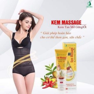 Combo 1 kem tan mỡ+ 1đai sinh nhiệt