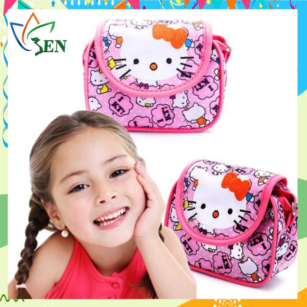 Túi đeo chéo họa tiết Hello Kitty xinh xắn cho bé
