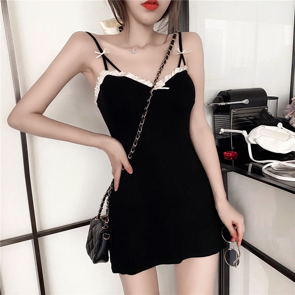 Đầm Ống Ôm Eo Phối Nơ Thắt Quyến Rũ Thời Trang