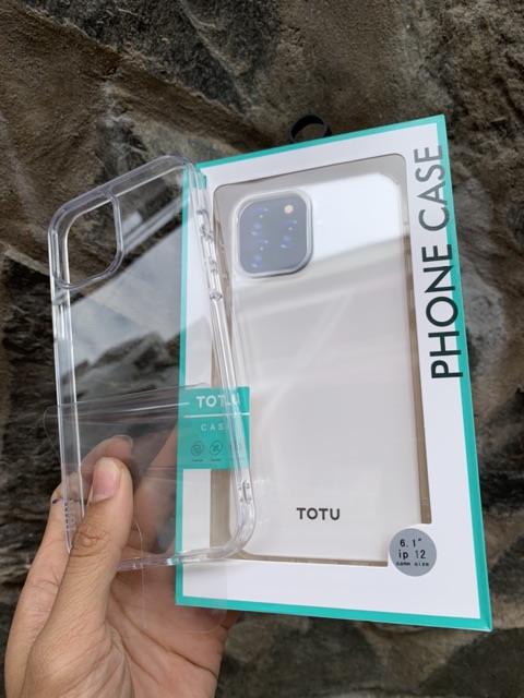 Ốp trong suốt 14promax/14plus/ 13pro/13promax/12 lp 12pr0max chính hãng totu