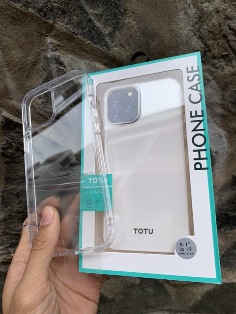 Ốp trong suốt iphone 12 iphone 12promax chính hãng totu