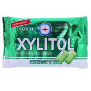 ComBo 15 Vĩ Lotte Xylitol Hương LimeMint