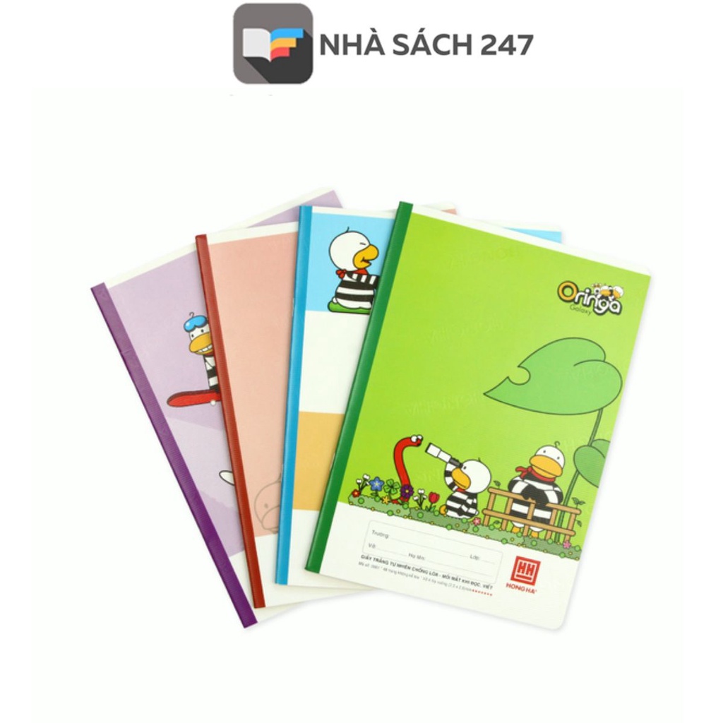 Vở 4 Ô ly 48 trang School Oringa Galaxy Hồng Hà cao cấp 0561 sản phẩm đặc biệt phù hợp với các bạn học sinh tiểu học.